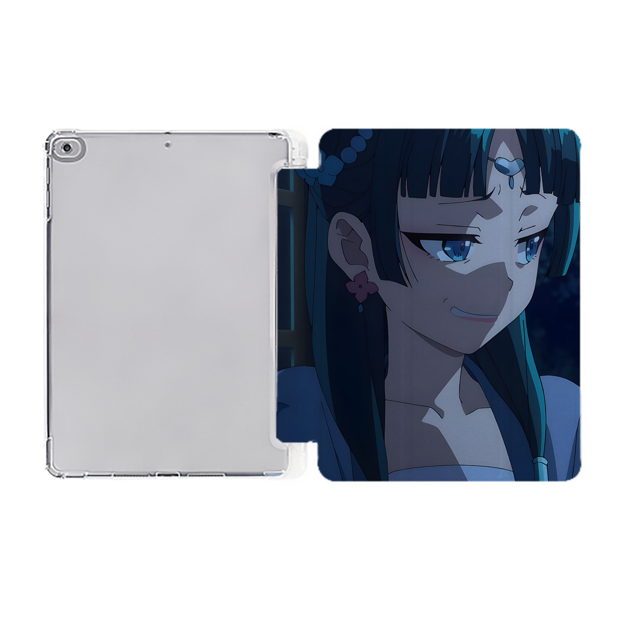 （画像用） 薬屋のひとりごと The Apothecary Diaries IPad ケース ペン収納付き 三つ折りスタンド PUレザー×シリコン 対応機種9.5/10.5/10.9インチ